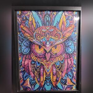 Vibrant Owl Wall Art Decor